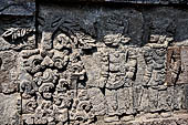 Candi Panataran - Main Temple. Krishnayana reliefs. 